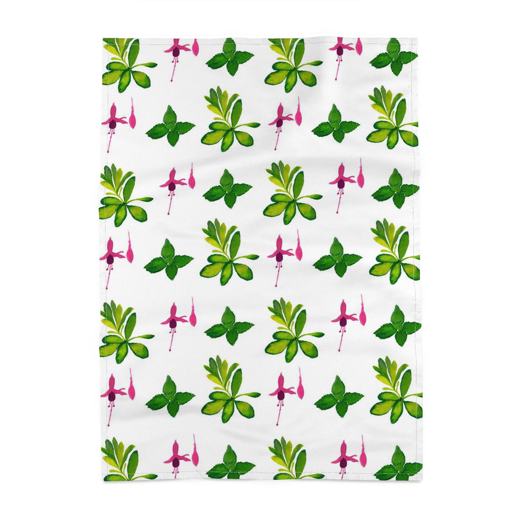 Mint and Fuchsia Teatowel