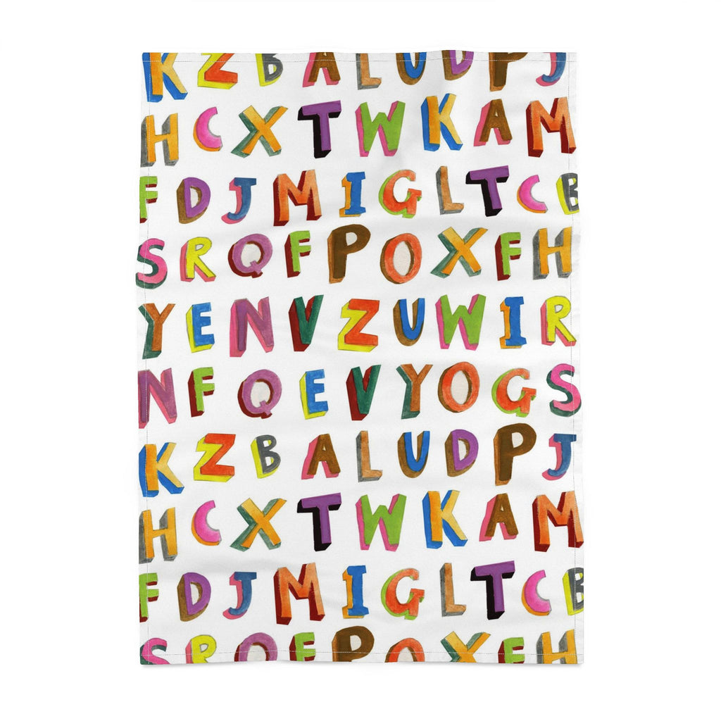 Alphabet Frenzy Teatowel